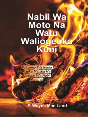 cover image of A Fiery Prophet and a People of Wook--Swahili Edition